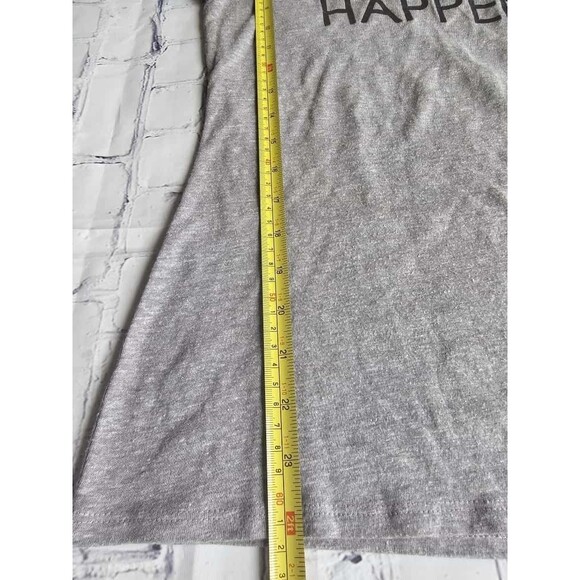Express Women’s Gray “Make It Happen” Graphic T-Shirt Size S Casual Motivation T - Picture 3 of 8